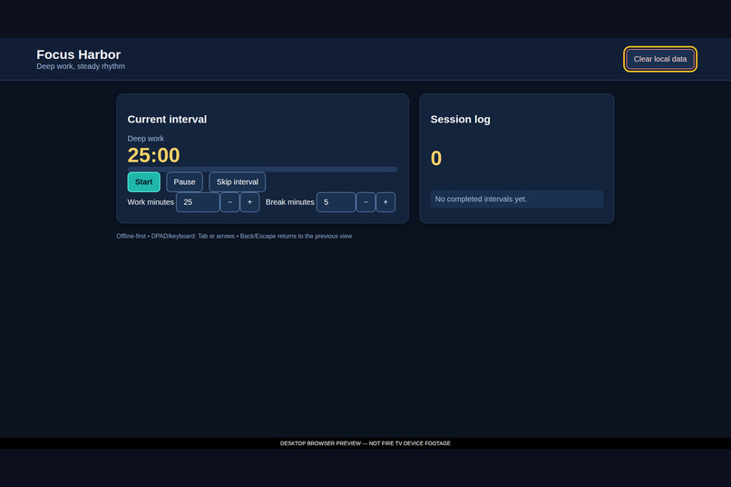 Focus Harbor – screenshot 2