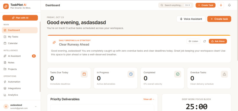 TaskPilot AI – screenshot 2