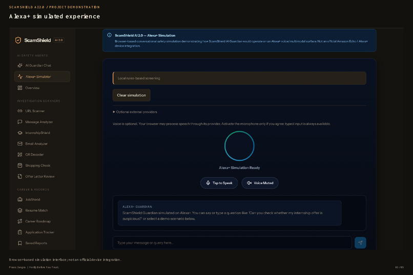 SCAMSHIELD AI – screenshot 1