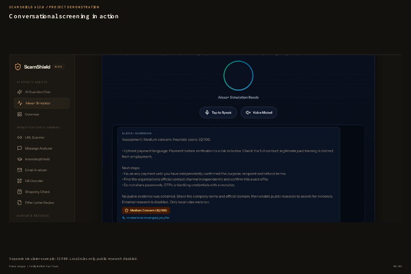 SCAMSHIELD AI – screenshot 2