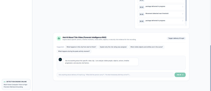 AegisVision: AI Doorbell Video Intelligence – screenshot 8