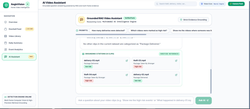 AegisVision: AI Doorbell Video Intelligence – screenshot 7
