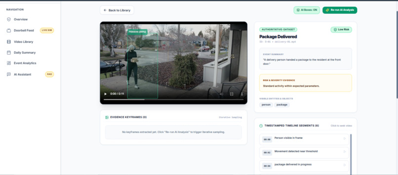 AegisVision: AI Doorbell Video Intelligence – screenshot 3