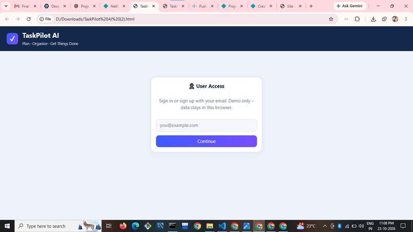 Task Pilot-AI – screenshot 1