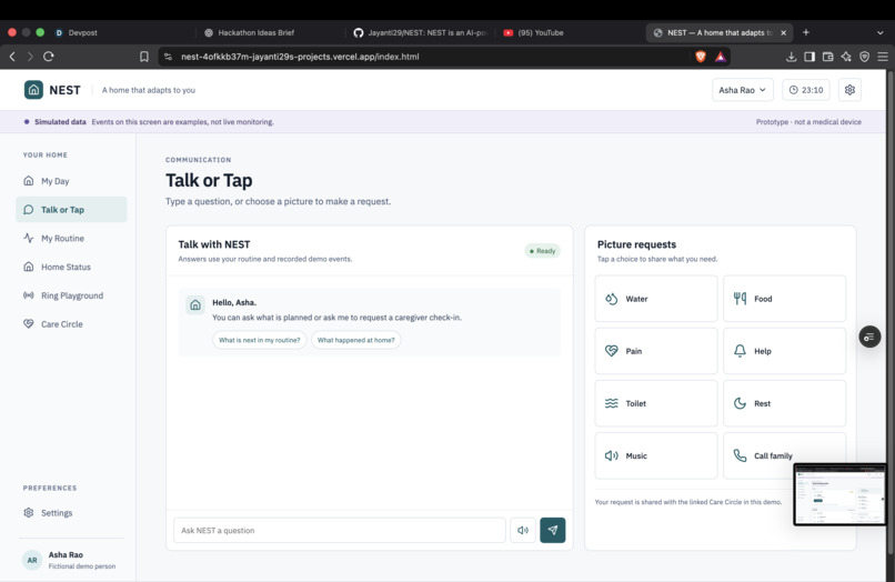 NEST – screenshot 3