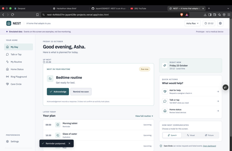 NEST – screenshot 9