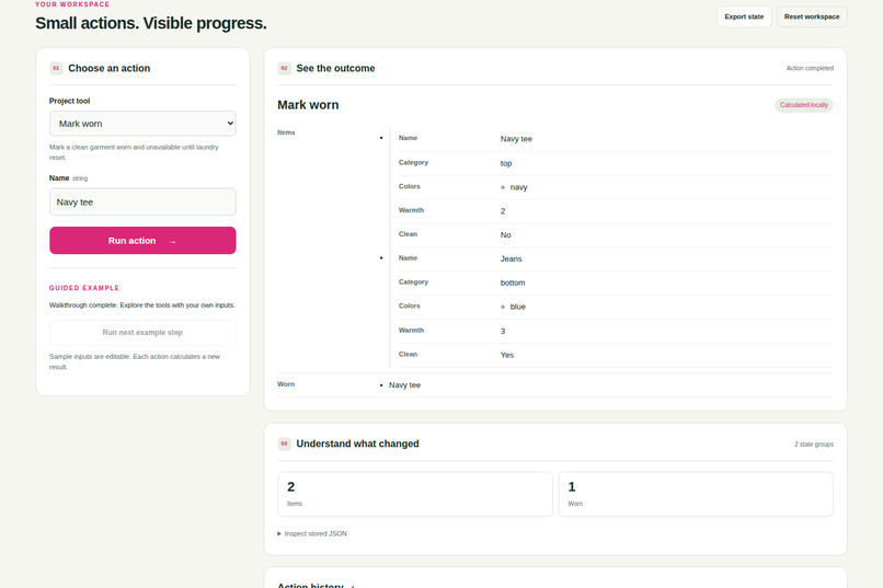 Capsule Wardrobe – screenshot 2