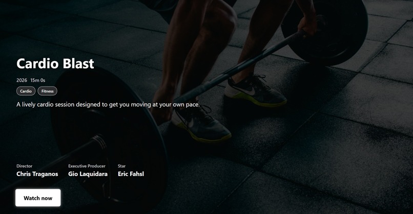 FitVision TV – screenshot 2