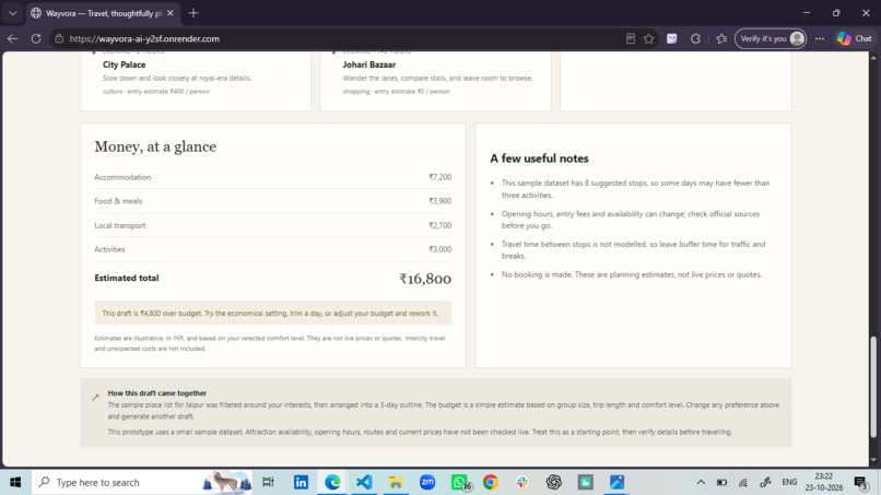 Wayvora AI – screenshot 1