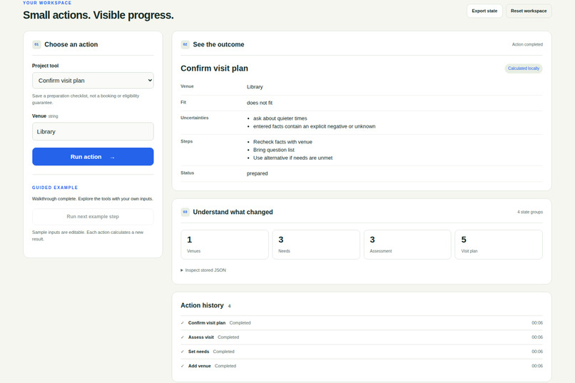 Accessible Visit – screenshot 3