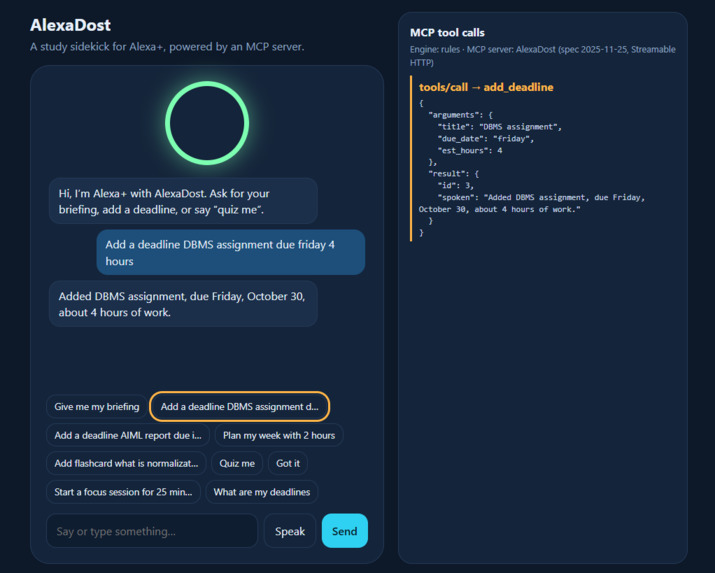 AlexaDost – screenshot 2