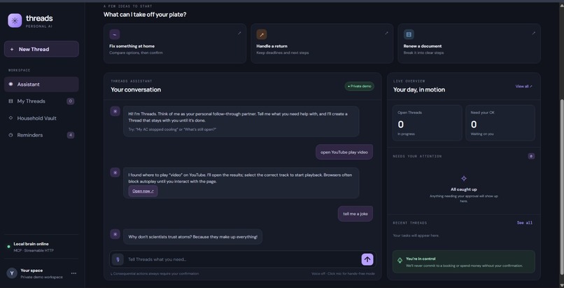 Threads-AI – screenshot 2