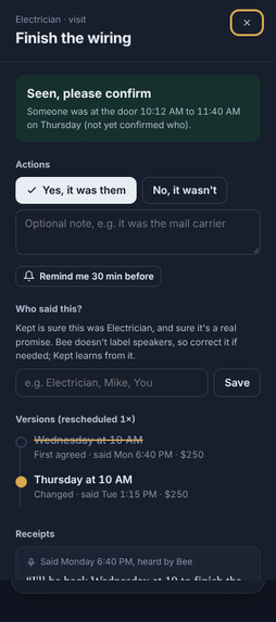 KEPT  – screenshot 1