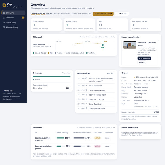 KEPT  – screenshot 2