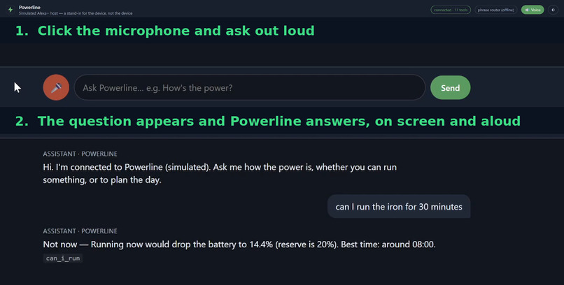 Powerline: Home Power Copilot for Alexa+ – screenshot 10