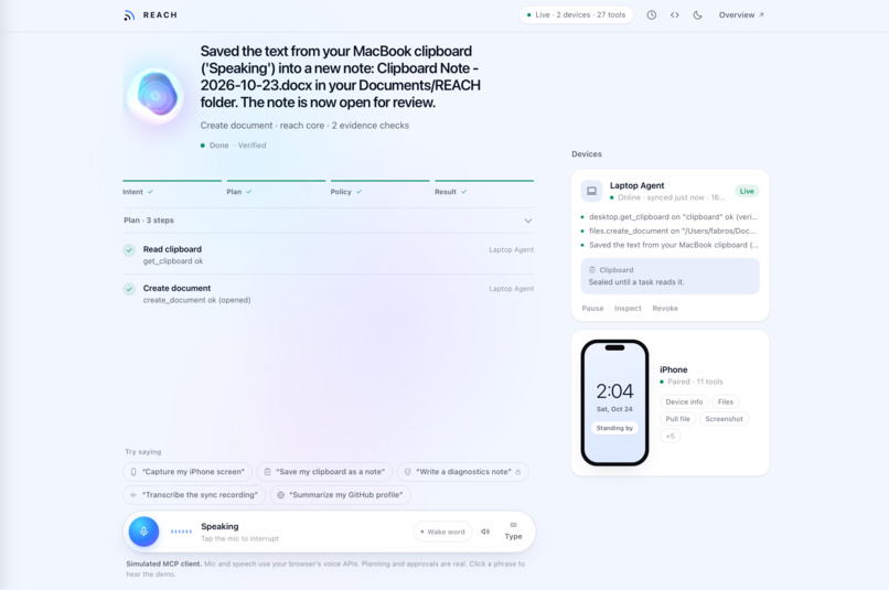 REACH – screenshot 2