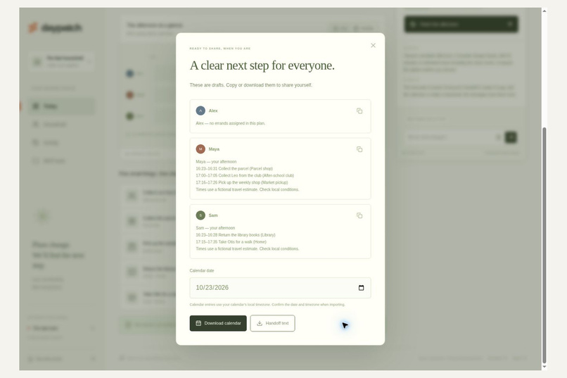 DayPatch – screenshot 2