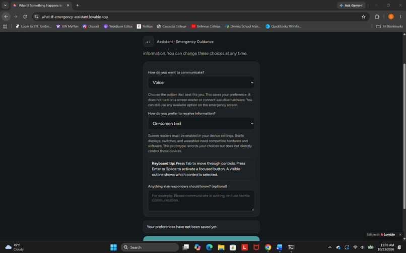What If Something Happens? – Alexa Emergency Assistant – screenshot 3