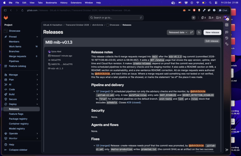 Maintainers in a Box – screenshot 2