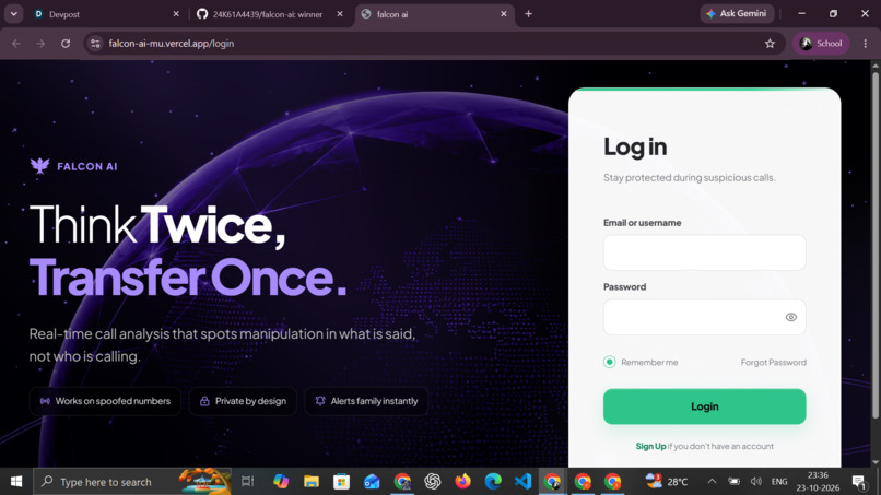 phone call fraud intelligence – screenshot 2