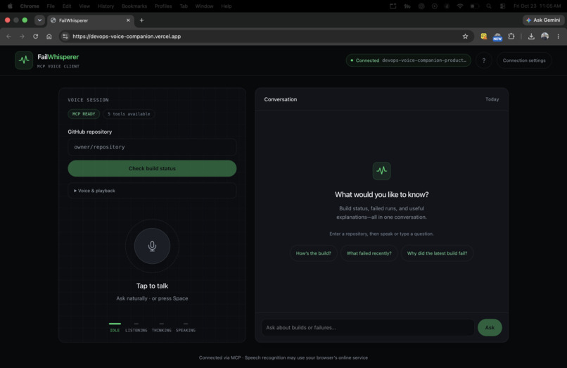 FailWhisperer – screenshot 2