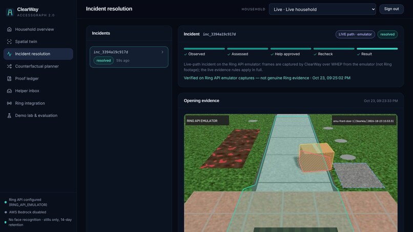 ClearWay AccessGraph: Prove the Way Is Clear – screenshot 1
