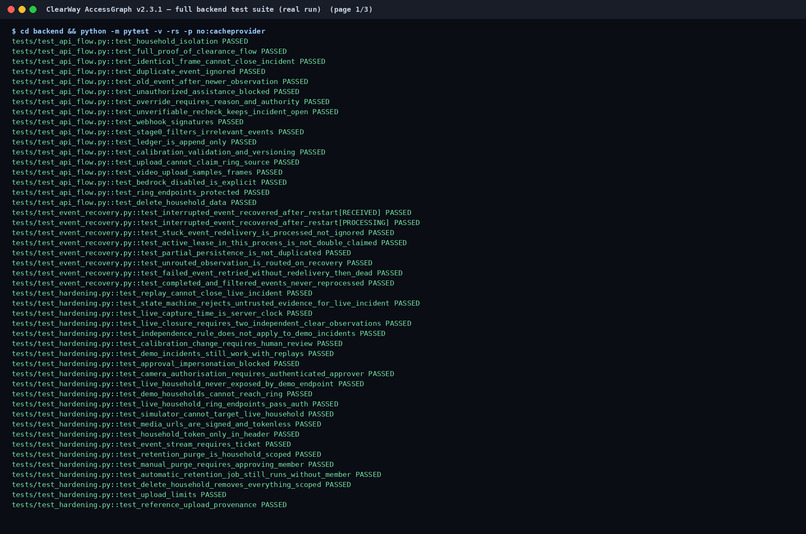 ClearWay AccessGraph: Prove the Way Is Clear – screenshot 4