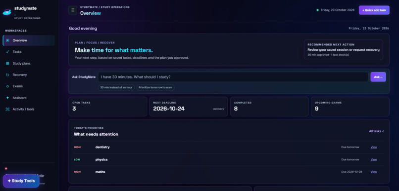 StudyMate – screenshot 1