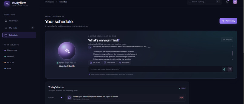 StudyFlow – screenshot 1