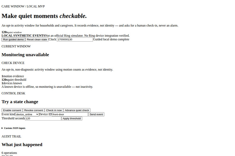 Care Window – screenshot 3