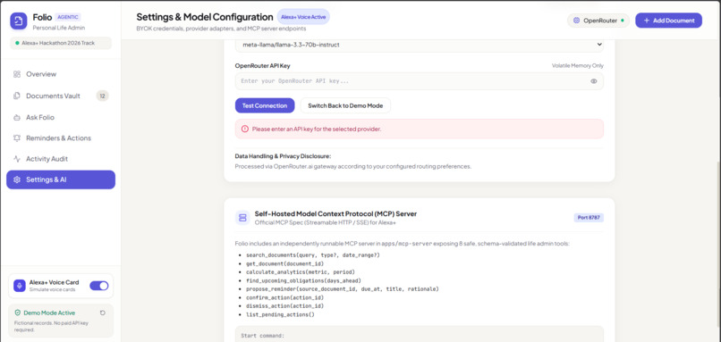 Folio-Personal-Life-Admin-Agent – screenshot 7