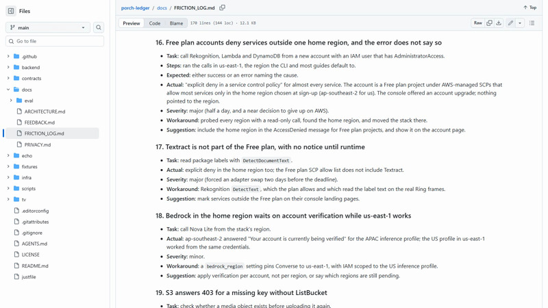 Porch Ledger – screenshot 7