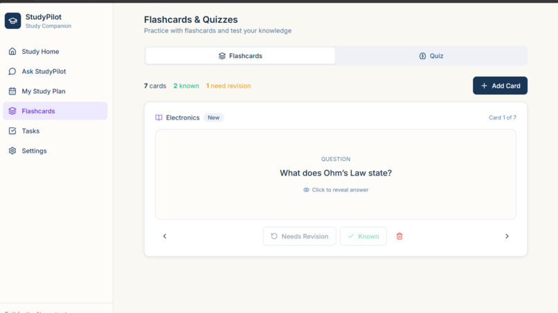 Study Pilot – screenshot 1