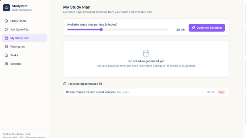 Study Pilot – screenshot 2