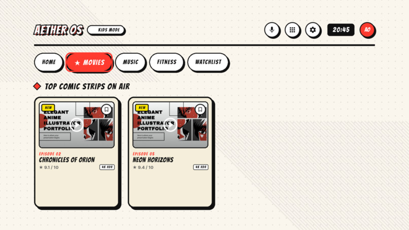 Aether OS – screenshot 4
