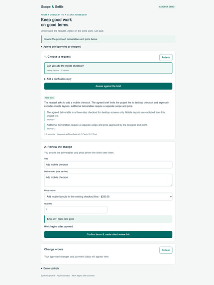 Scope & Settle – screenshot 1