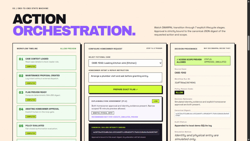 DWARPAL — The Consent Layer for AI Actions – screenshot 8