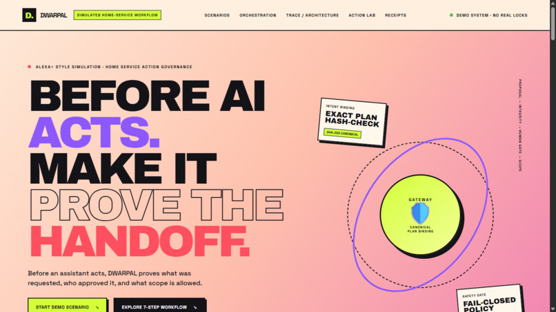 DWARPAL — The Consent Layer for AI Actions – screenshot 10