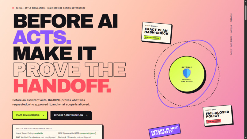 DWARPAL — The Consent Layer for AI Actions – screenshot 11