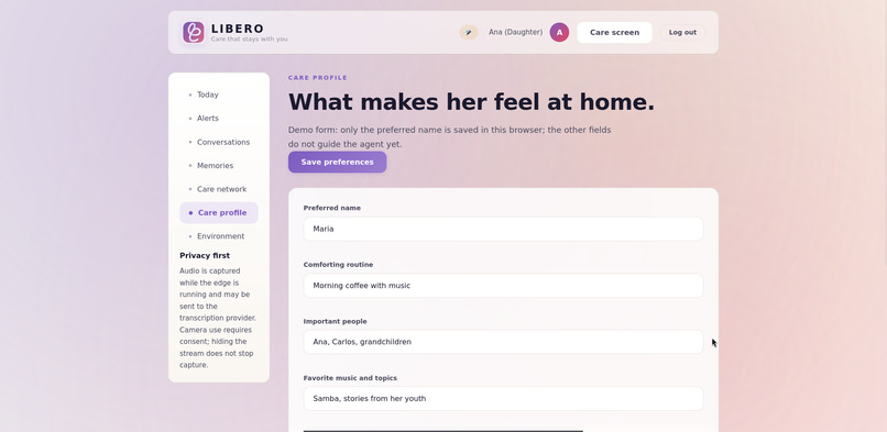 Libero – screenshot 2