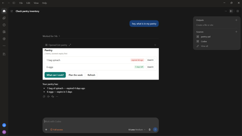 pantry pal – screenshot 1