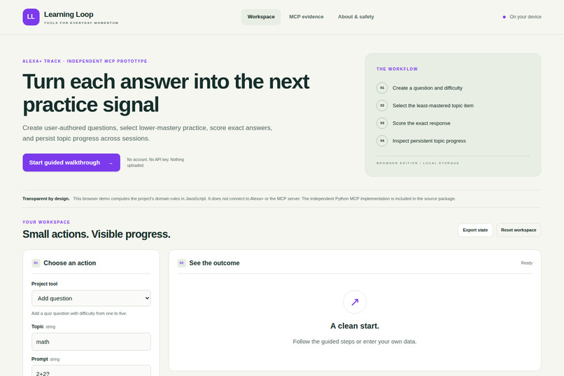 Learning Loop – screenshot 1