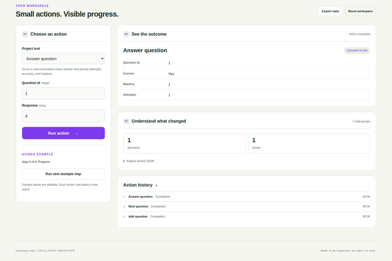 Learning Loop – screenshot 2