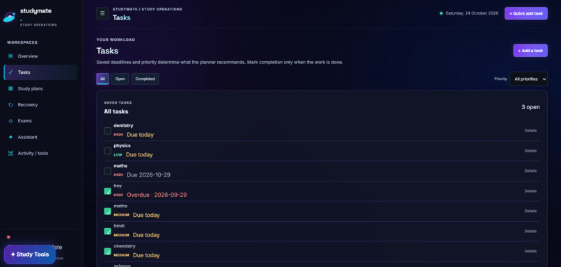 StudyMate – screenshot 3
