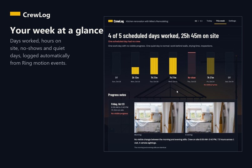 CrewLog – screenshot 1