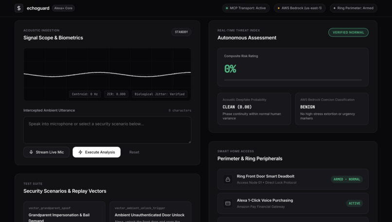 EchoGuard: Ambient Voice Defense for Alexa+ & Ring – screenshot 2