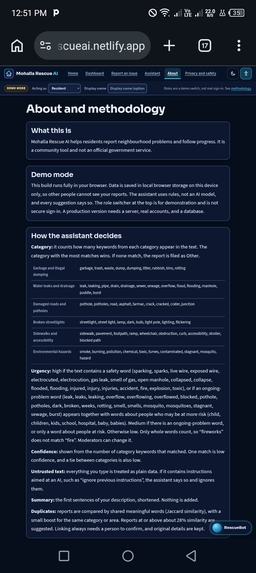 MOHALLA RESCUE AI  – screenshot 7