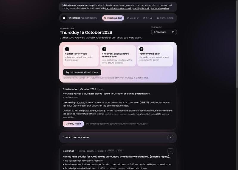 Shopfront – screenshot 1