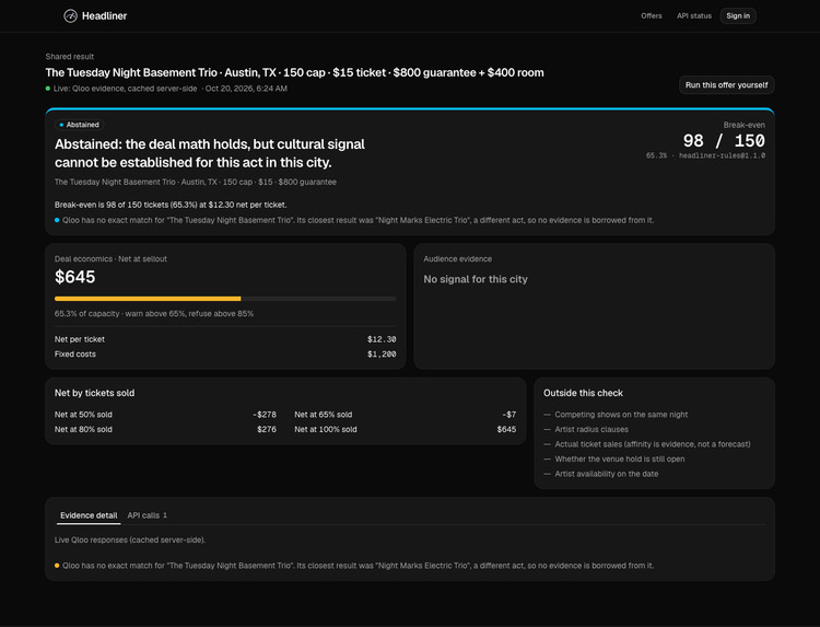 Headliner – screenshot 3