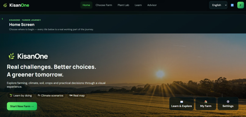 KisanOne – screenshot 2